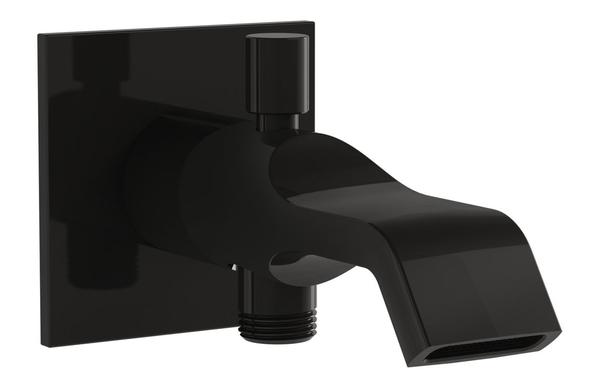 VitrA Suit Wall Mounted Bath/Shower Spout - Gloss Black